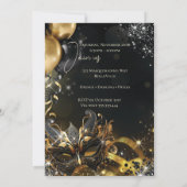 Uitnodiging Masquerade Party (Achterkant)