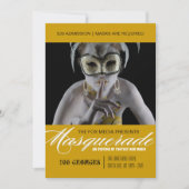 Uitnodiging Masquerade Party (Voorkant)