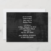 Uitnodiging Masquerade Party (Achterkant)