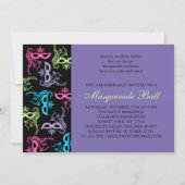 Uitnodiging Masquerade Party (Voorkant)
