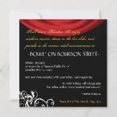 Uitnodiging Masquerade Party (Achterkant)