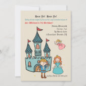 Uitnodiging Medieval Times Birthday (Voorkant)