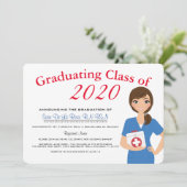 Uitnodiging medisch Afstuderen (Staand voorkant)