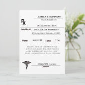 Uitnodiging medisch Afstuderen (Staand voorkant)