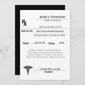 Uitnodiging medisch Afstuderen (Voorkant / Achterkant)