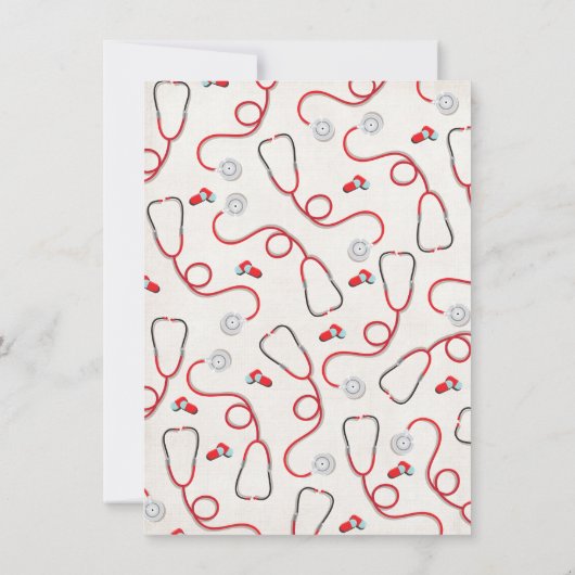 Uitnodiging medisch Afstuderen (Achterkant)