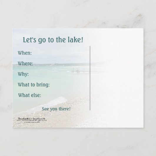 Uitnodiging meer (Achterkant)