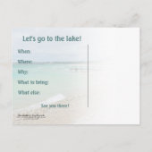 Uitnodiging meer briefkaart (Achterkant)