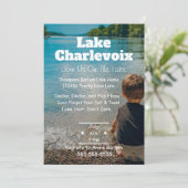 Uitnodiging meerfeest (Staand voorkant)