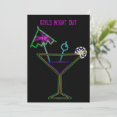 Uitnodiging Meidenavond (Staand voorkant)