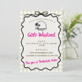 Uitnodiging Meidenweekend - Scottsdale Bachelorett (Staand voorkant)