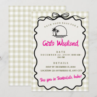 Uitnodiging Meidenweekend - Scottsdale Bachelorett