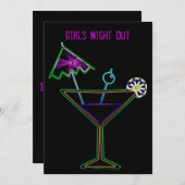 Uitnodiging Meisjes Avond (Voorkant / Achterkant)
