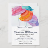 UITNODIGING MEISJESAVOND / FEESTJE (Voorkant)