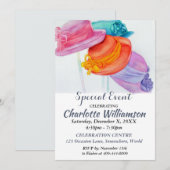 UITNODIGING MEISJESAVOND / FEESTJE (Voorkant / Achterkant)