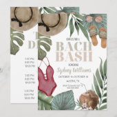 UITNODIGING MEISJESUITJE STRAND ITINERARIS (Voorkant / Achterkant)