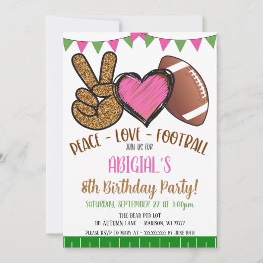 Uitnodiging Meisjesvoetbal (Voorkant)