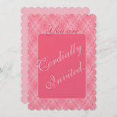 Uitnodiging met aardbeien en room (Voorkant / Achterkant)