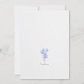 Uitnodiging met blauwe ballonnen (Achterkant)