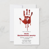 uitnodiging met een handvol halloween (Voorkant)