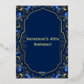 Uitnodiging met folie (Achterkant)