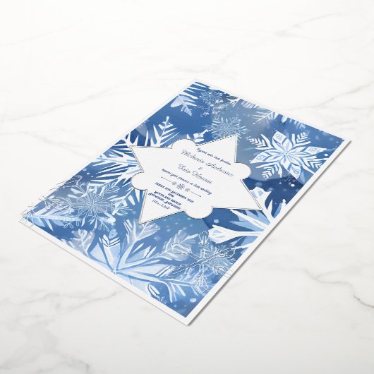 Uitnodiging met folie (Gedraaid)