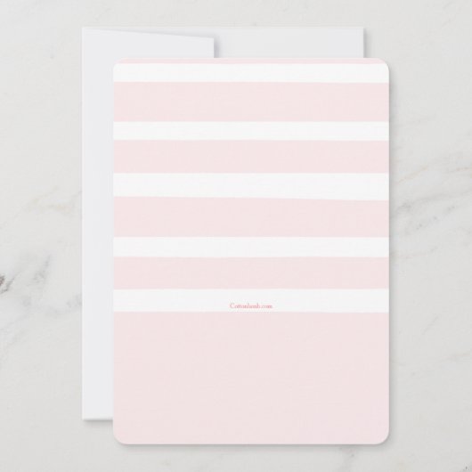 Uitnodiging met fotolijstje roos (Achterkant)