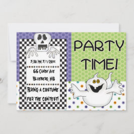 Uitnodiging met Halloween-thema