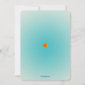 Uitnodiging met kleurenspatwerk (Achterkant)