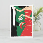 Uitnodiging met onmiddellijke ingang (Staand voorkant)