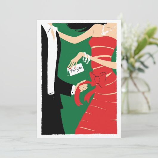 Uitnodiging met onmiddellijke ingang (Staand voorkant)