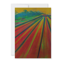 Uitnodiging met originele kunst van Alwin Ursola