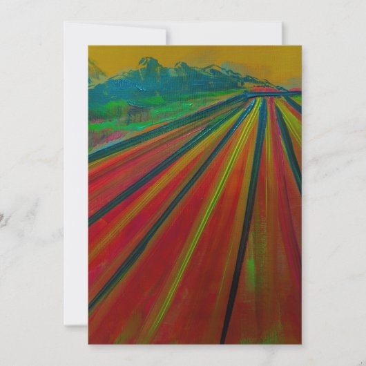 Uitnodiging met originele kunst van Alwin Ursola (Voorkant)