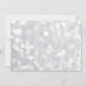 Uitnodiging met reserveverlichting in bridal (Achterkant)