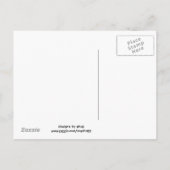 Uitnodiging met roze en zwarte diamant (Achterkant)