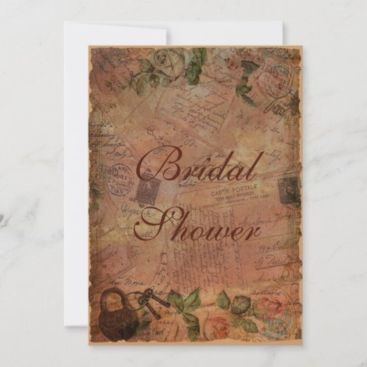 Uitnodiging met Slot en Sleutels (Voorkant)