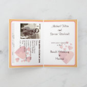 Uitnodiging met vintage koffer (Binnen)