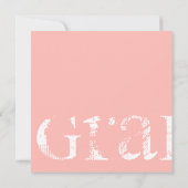 Uitnodiging Mexicaanse Denim Girl Graduation Party (Achterkant)