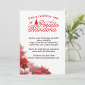 Uitnodiging Mexicaanse Kerst Posada-feest (Staand voorkant)