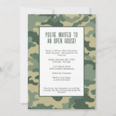 Uitnodiging militaire/camouflage partij (Voorkant)