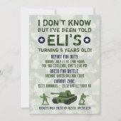 Uitnodiging militaire dag leger (Voorkant)