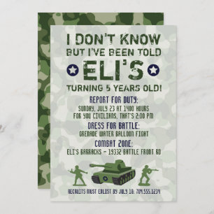 Uitnodiging militaire dag leger