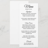 Uitnodiging minimalistisch weddenschap (Voorkant / Achterkant)