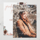 Uitnodiging minimalistische Boho fotograaf (Voorkant / Achterkant)