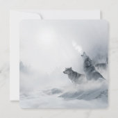 Uitnodiging Mist Fog Wolf Destiny Destiny's (Achterkant)