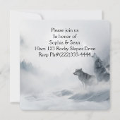 Uitnodiging Mist Fog Wolf Destiny Destiny's (Voorkant)