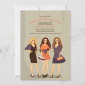 Uitnodiging mode Show Modellen (Voorkant)