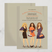 Uitnodiging mode Show Modellen (Voorkant / Achterkant)