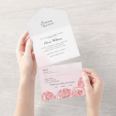 Uitnodiging Moderne bruid douche. (Afscheurbaar)