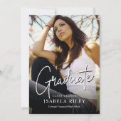 Uitnodiging moderne Graduation Party (Voorkant)